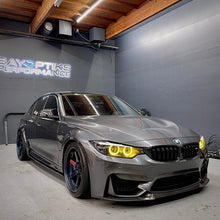 Load image into Gallery viewer, BMW M3 F80 &amp; M4 F82/F83, 4 Series F32/F33 CSL Yellow DRL Module Set | Pre-LCI &amp; LCI 2014-2020 | Xenon &amp; LCI2 Ikon Non-Adaptive | CSL Style Yellow Angel Eyes Daytime Running Lights
