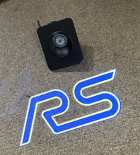 Load image into Gallery viewer, V2 LED RS Logo Puddle Lights for MK2 &amp; MK3 Focus RS – Blue &amp; White | Plug &amp; Play

