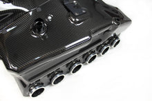 Load image into Gallery viewer, Karbonius CSL Style Carbon Fibre Airbox/Intake Plenum for BMW E46 M3 &amp; Z4M (S54) - Autoclave Prepreg Carbon Build, Velocity Stacks, CSL Induction Sound
