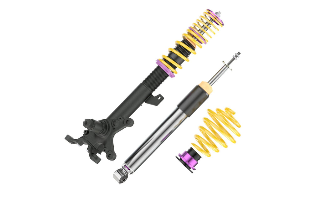 BMW E30 M3 1986–1992 KW Variant 3 (V3) Coilover Suspension Kit – Height & Damping Adjustable, Independent Rebound & Compression, Inox-Line Stainless – FA Struts with KW Spindles – Road & Track