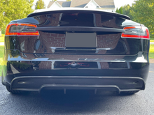 Load image into Gallery viewer, V3 Style Carbon Fibre Rear Diffuser for Tesla Model S 16-17
