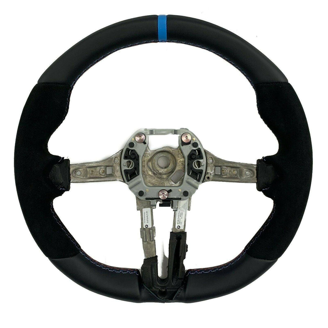 Genuine BMW M Performance Alcantara Steering Wheel – OEM Upgrade for M2/M2 Competition, M3, M4 (F87 F80 F82, 2014-2021)