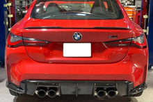 Load image into Gallery viewer, M Performance Style Carbon Fibre Rear Diffuser for BMW M3/M4 G8X (G80 G81 G82 G83, 2020+) – Pre-Preg 2x2 Twill Carbon, OEM+ Rear Bumper Insert
