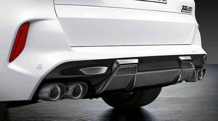 Genuine BMW M Performance Carbon Fibre Rear Diffuser for BMW X5M / X5 M Competition (F95, 2020+) - OEM Prepreg 2x2 Twill