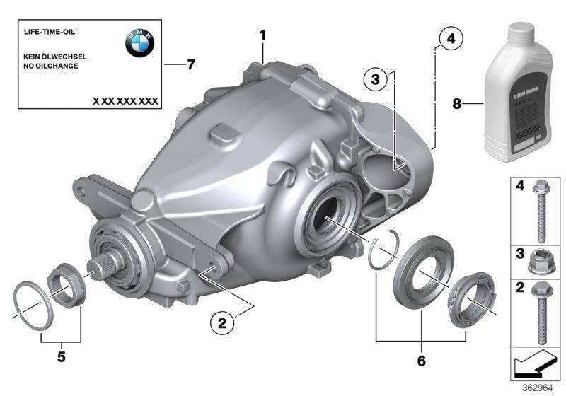 Genuine BMW M Performance Limited Slip Differential (LSD) for 1 Series F20 F21 LCI 2015-2019 including M140i | OEM Rear Differential Upgrade
