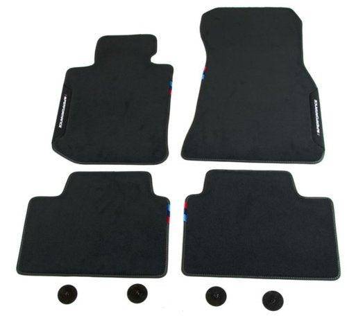Genuine OEM BMW M Performance Floor Mats Front & Rear Set – RHD UK – 3 Series/M340i G20 G21 Touring (2018+) & M3 G80 G81 Touring (2020+)