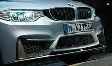 Load image into Gallery viewer, Genuine BMW M Performance Carbon Fibre Front Bumper Duct Inserts (Pair) for M3 F80 2014-2019 &amp; M4 F82/F83 2015-2020 - OEM Pre-Preg 2x2 Twill Trim

