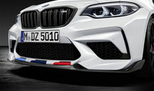 Load image into Gallery viewer, Genuine BMW M Performance Carbon Fibre Front Splitter/Lip Spoiler for BMW M2 Competition (F87, 2018-2021) | OEM Fit, Pre-Preg 2x2 Twill
