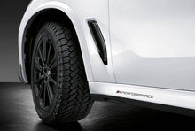 Load image into Gallery viewer, BMW X5 G05 M Performance Frozen Black Side Sill Stickers Set (2018+) - Genuine OEM Full-Length Side Skirt Decals/Rocker Panel Vinyl Graphics
