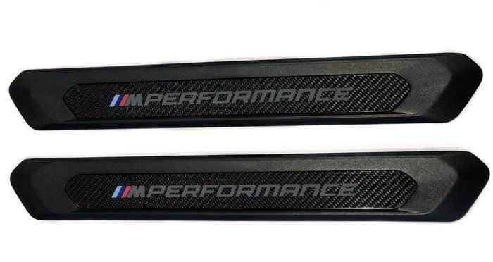 Genuine BMW M Performance Logo Door Sills (Pair) for X3/X4 & X3M/X4M 2018+ | G01 G02 F97 F98 | Painted Carbon Insert OEM Side Sill Trims