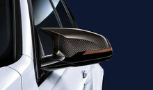 Load image into Gallery viewer, Genuine BMW M Performance Carbon Fibre Wing Mirror Covers (Mirror Caps) for BMW M2 Competition F87, M3 F80 &amp; M4 F82 (2014–2021) – OEM Pre-Preg Carbon, Direct Replacement Pair
