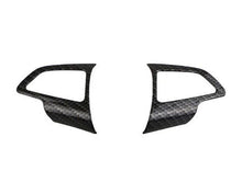 Load image into Gallery viewer, MK3.5 Focus - Carbon Fibre Look Steering Wheel Trim Surrounds (Facelift Only)
