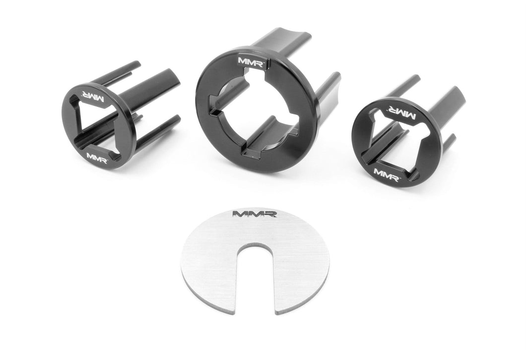 MMX BMW F2X/F3X Billet Aluminium Rear Differential Insert Kit – Diff Mount Bush Upgrade for 1/2/3/4 Series (F20 F21 F22 F23 F30 F31 F32 F33 F36)