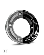 Load image into Gallery viewer, MMX MINI F56 Short Shifter Kit (Short Throw) - 33% Throw Reduction, Billet Shift Shaft &amp; Gear Knob, Titanium/Black, Leather Gaiter
