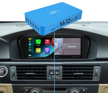 Load image into Gallery viewer, BMW 3 Series E90 E91 E92 E93 (E9X) Wireless Apple CarPlay &amp; Android Auto Retrofit Kit + Induktiv 15W Qi Charger Tray - Mr12Volt P2000-CCCMD - iDrive CCC/M-ASK MOST Plug &amp; Play, DSP EQ
