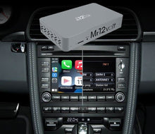 Load image into Gallery viewer, Mr12Volt P2000-PCM31MM Porsche PCM 3.1 MOST Bus Apple CarPlay &amp; Android Auto Retrofit Interface – 911, Boxster, Cayman, Panamera, Macan, Cayenne (2010–2016) – Wireless/Wired, OEM Microphone, Bluetooth, USB, Camera Inputs

