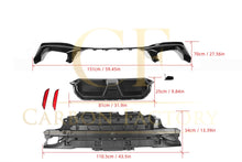 Load image into Gallery viewer, CS Style Pre-Preg Carbon Fibre Rear Diffuser for BMW G30 5 Series 17-23
