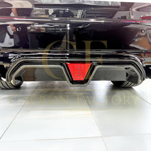 Load image into Gallery viewer, CS Style with LED Pre-Preg Carbon Fibre Rear Diffuser for BMW F90 M5 17-24
