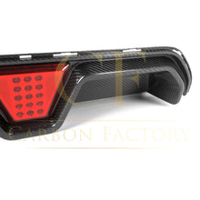 Load image into Gallery viewer, CS Style with LED Pre-Preg Carbon Fibre Rear Diffuser for BMW F90 M5 17-24
