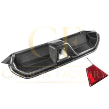 Load image into Gallery viewer, CS Style with LED Pre-Preg Carbon Fibre Rear Diffuser for BMW F90 M5 17-24
