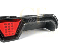 Load image into Gallery viewer, LED Style Carbon Fibre Rear Diffuser for BMW F90 M5 17-Present
