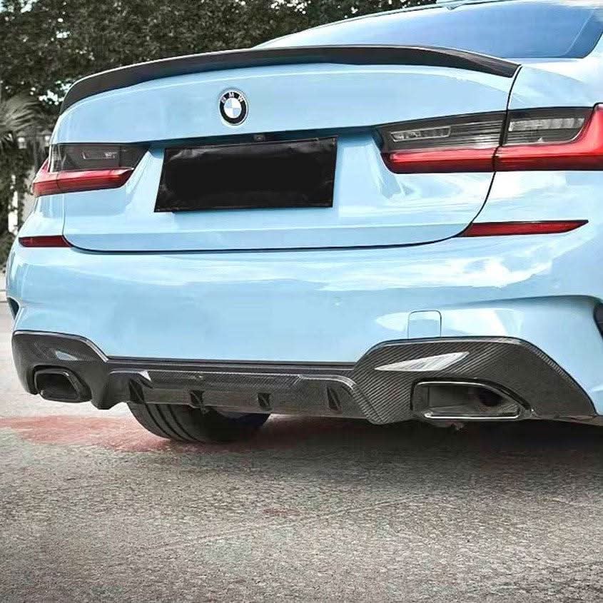 MP Style Pre-Preg Carbon Fibre Rear Diffuser for BMW 3 Series G20 G21