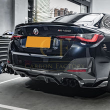 Load image into Gallery viewer, SQ Style Pre-Preg Carbon Fibre Rear Diffuser Quad Exhaust for BMW G26 4 Series Gran Coupe 21-24
