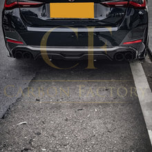 Load image into Gallery viewer, SQ Style Pre-Preg Carbon Fibre Rear Diffuser Quad Exhaust for BMW G26 4 Series Gran Coupe 21-24

