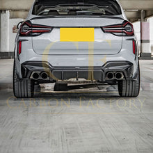 Load image into Gallery viewer, V Style Pre-Preg Carbon Fibre Rear Diffuser for BMW F97 X3M LCI 22-24

