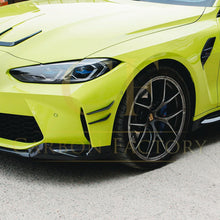 Load image into Gallery viewer, CF Style Pre-Preg Carbon Fibre Front Canards for BMW G80 M3 G82 G83 M4 21-Present
