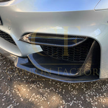 Load image into Gallery viewer, Competition Style Carbon Fibre Front Bumper Trims for BMW F80 M3 F82 F83 M4 14-20
