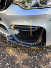 Load image into Gallery viewer, Competition Style Carbon Fibre Front Bumper Trims for BMW F80 M3 F82 F83 M4 14-20
