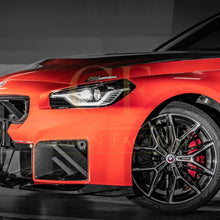 Load image into Gallery viewer, DS Style Pre-Preg Carbon Fibre Front Induction Trims for BMW G87 M2 23-Present
