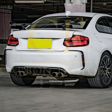 Load image into Gallery viewer, DS Style Pre-Preg Carbon Fibre Rear Bumper Canards for BMW F87 M2 13-21
