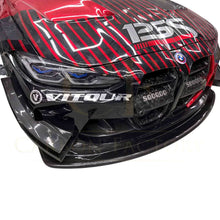 Load image into Gallery viewer, GT4 Style Pre-Preg Carbon Fibre Front Canards for BMW G80 G81 M3 G82 G83 M4 21-Present
