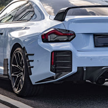 Load image into Gallery viewer, MP Style Pre-Preg Carbon Fibre Rear Bumper Trims for BMW G87 M2 23-Present
