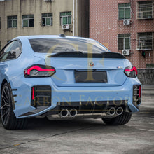 Load image into Gallery viewer, MP Style Pre-Preg Carbon Fibre Rear Bumper Trims for BMW G87 M2 23-Present
