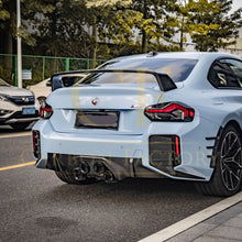 Load image into Gallery viewer, MP Style Pre-Preg Carbon Fibre Rear Bumper Trims for BMW G87 M2 23-Present
