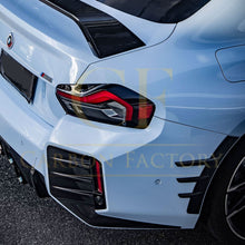 Load image into Gallery viewer, MP Style Pre-Preg Carbon Fibre Rear Bumper Trims for BMW G87 M2 23-Present
