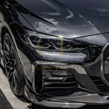 Load image into Gallery viewer, Pre-Preg Carbon Fibre Front Bumper Trims for BMW 4 Series G22 G23 20-Present
