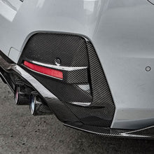 Load image into Gallery viewer, SQ Style Pre-Preg Carbon Fibre Rear Bumper Trims for BMW G26 4 Series Gran Coupe 21-24
