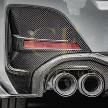 Load image into Gallery viewer, SQ Style Pre-Preg Carbon Fibre Rear Bumper Trims for BMW G26 4 Series Gran Coupe 21-24
