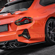 Load image into Gallery viewer, SQ Style Pre-Preg Carbon Fibre Rear Bumper Trims for BMW G87 M2 23-Present
