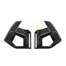 Load image into Gallery viewer, V Style Pre-Preg Carbon Fibre Front Induction Trims for BMW F97 X3M F98 X4M LCI 22-26

