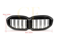 Load image into Gallery viewer, Double Slat Pre-Preg Carbon Fibre Front Grille for BMW F40 1 Series 19-24
