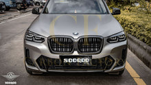 Load image into Gallery viewer, Double Slat Pre-Preg Carbon Fibre Front Grille for BMW G08 IX3 LCI 22-25
