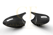 Load image into Gallery viewer, CF Style Pre-Preg Carbon Fibre Replacement Mirror Covers for BMW E81 E82 E87 E88 1 Series E90 E92 E93 3 Series Pre-LCI
