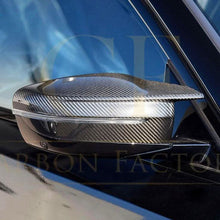 Load image into Gallery viewer, Pre-Preg Carbon Fibre Replacement Mirror Covers for BMW G22 G23 G26 M440i i4 M50 20-Present
