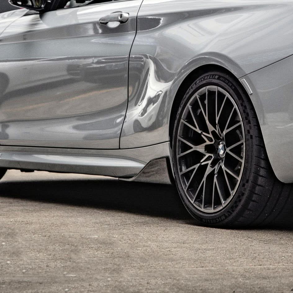 MP Style Pre-Preg Carbon Fibre Side Skirts for BMW F22 2 Series F87 M2
