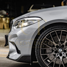 Load image into Gallery viewer, CF Style Pre-Preg Carbon Fibre Front Splitter for BMW F87 M2C 19-22
